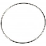 Kovový kruh / ucho na tašku Ø16 cm Kovový komponent: Stříbrný – Sleviste.cz