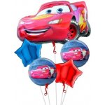 Sada foliových balonků Cars 5 ks Smart – Zboží Mobilmania