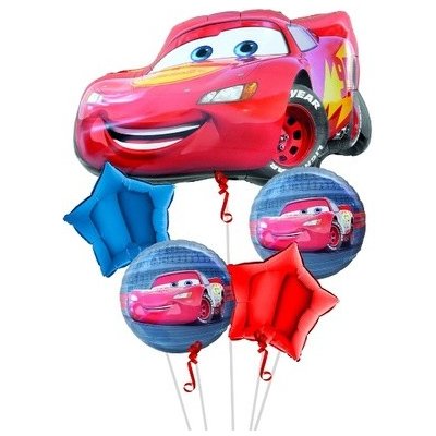 Sada foliových balonků Cars 5 ks Smart – Zbozi.Blesk.cz