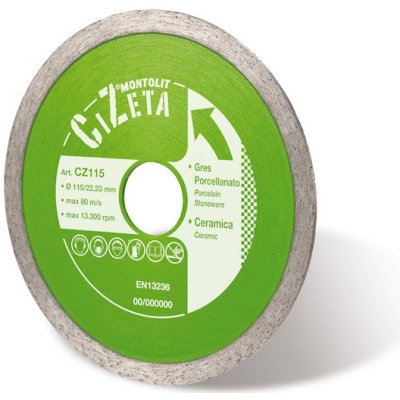 MONTOLIT DIAMENTOVÁ 125 x 22,2mm CZ125 MONT – Zboží Dáma