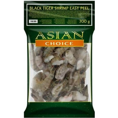 Asian Choice Mražené tygří krevety bez hlavy 16/20 lehce loupatelné 1 kg – Sleviste.cz