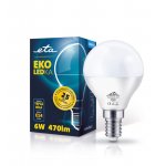 Eta EKO LEDka mini globe 6W E14 teplá bílá – Hledejceny.cz