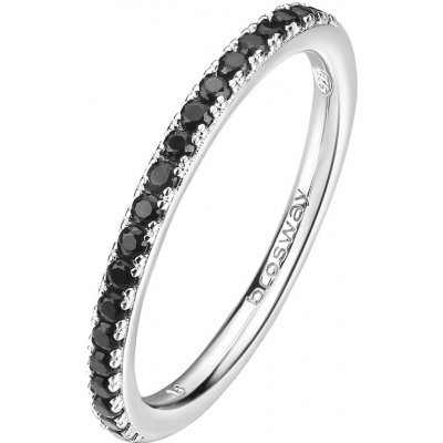 Brosway stříbrný prsten Fancy Mystery Black FMB69 – Zboží Mobilmania