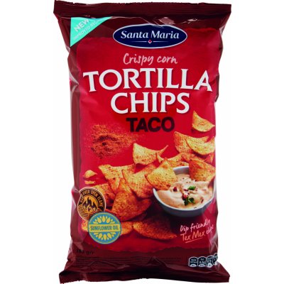 Santa Maria Tortilla chips Taco 185 g – Zbozi.Blesk.cz