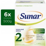 Sunar 2 Sensitive 6 x 500 g – Zbozi.Blesk.cz