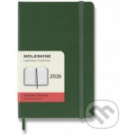 Moleskine A6 denní 2026 zelený – Sleviste.cz