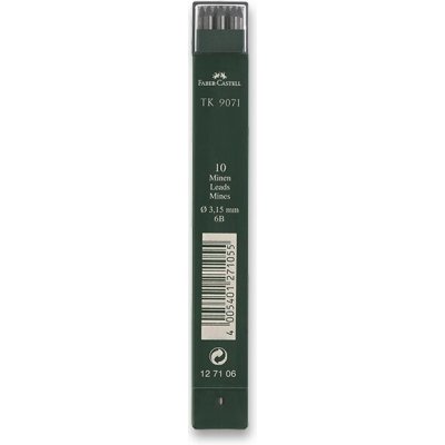 Faber-Castell Grafitové tuhy TK 9071 3,15 mm tvrdost 6B – Zboží Dáma