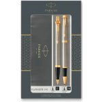 Parker IM Brushed Metal GT - roller a kuličková tužka v dárkové sadě – Sleviste.cz