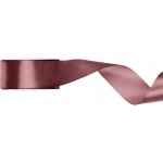Stuha saténová DARK DUSTY ROSE, 38 mm x 25 m – Zboží Mobilmania