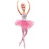 Panenka Barbie Barbie svítící magická baletka s růžovou sukní