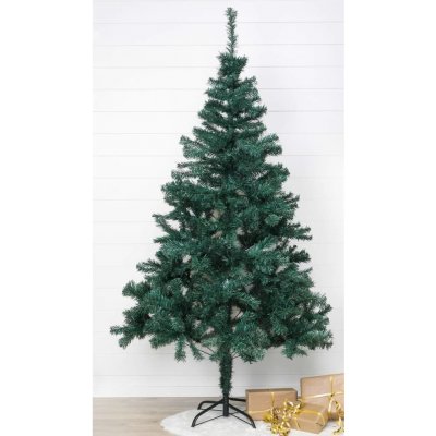 zahrada-XL HI Vánoční stromek s kovovým stojanem zelený 180 cm