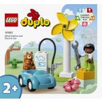 LEGO® DUPLO® 10985 Větrná turbína a elektromobil – Hledejceny.cz