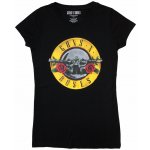 Guns N Roses tričko Classic Bullet Logo Skinny dámské – Zboží Dáma