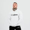 Pánská mikina GymBeam Mikina PRO Hoodie White