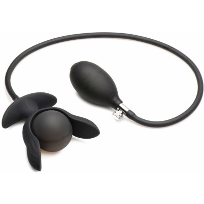 Master Series Dark Pearl Inflatable Vibrating Butt Plug Black – Hledejceny.cz