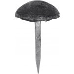Ozdobný hřebík, hlavička ø25x10mm, hrot 3x2x34mm – Sleviste.cz