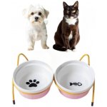 Stimex Sada dvou misek na krmení keramika 600 ml – Zboží Dáma