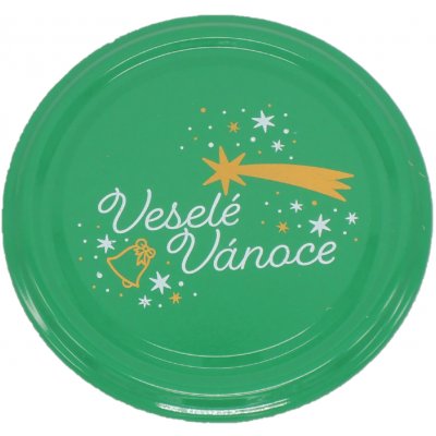 Zavařovací víčko ZELENÉ TO 82 VESELÉ VÁNOCE Počet kusů v balení: 1 – Hledejceny.cz