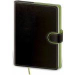 Stil trade Zápisník Flip B6 linkovaný černo/zelená – Zboží Živě