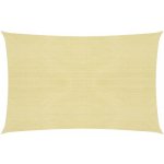 Dekorhome HDPE 2 x 2,5 m béžová – Zboží Mobilmania