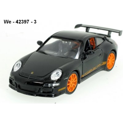 Welly Porsche 911 997 GT3 RS 1:34-39 černá – Hledejceny.cz