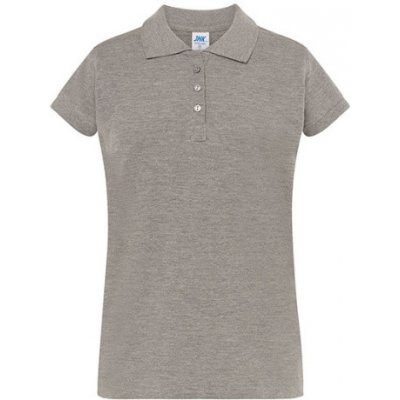 Jhk Dámské polo tričko JHK511 Grey Melange