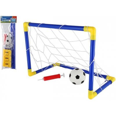 Teddies Fotbalová branka plast 44x31cm s míčkem a pumpičkou – Zboží Dáma