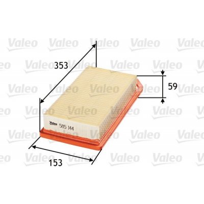 Vzduchový filtr VALEO 585144 – Hledejceny.cz
