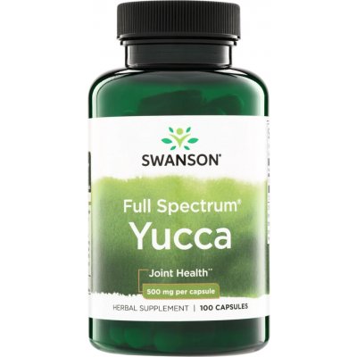Swanson Yucca Juka 500 mg 100 kapslí – Hledejceny.cz