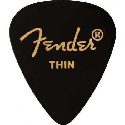 Fender Classic Celluloid Pick, 351 Shape, Black, Thin – Hledejceny.cz