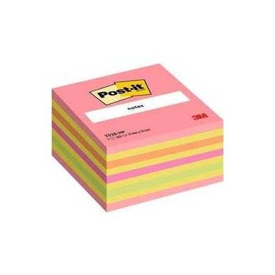Samolepící bloček, 76x76 mm, 450 lístků, 3M POSTIT, růžový – Hledejceny.cz