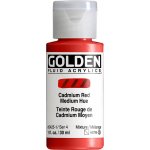Golden Fluid akrylová barva 2425 cadmium red medium hue 30 ml – Sleviste.cz