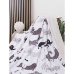 MKLuzkoviny.cz Beránková deka mikroplyš Pejsci 150x200 – Sleviste.cz