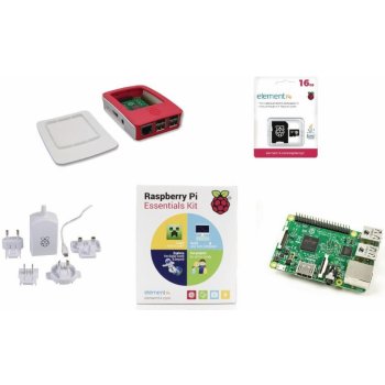 Raspberry Pi 3 Essentials Kit 64 bit WiFi Bluetooth + software