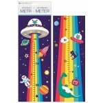 Anděl Samolepky na zeď dětský metr - duhový vesmír do 120 cm 10295 – Zboží Mobilmania