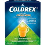 COLDREX HORKÝ NÁPOJ CITRON S MEDEM POR 750MG/10MG/60MG POR PLV SOL SCC 10 I – Zboží Dáma