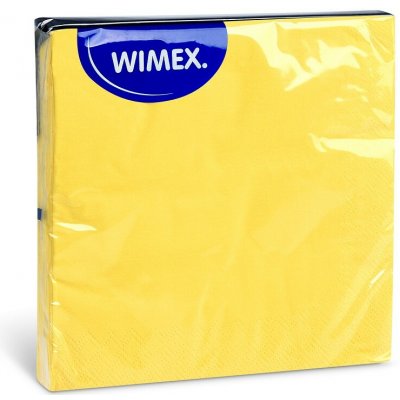 Wimex ubrousky 3V žluté 20ks 33x33cm – Hledejceny.cz