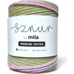 MILA Bavlněná šňůra PREMIUM COTTON 5mm/100m - LETNÍ MIX/PCM124 – Zboží Dáma