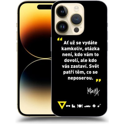 Pouzdro Picasee ULTIMATE CASE Apple iPhone 14 Pro - Kazma - SVĚT PATŘÍ TĚM, CO SE NEPOSEROU – Zbozi.Blesk.cz