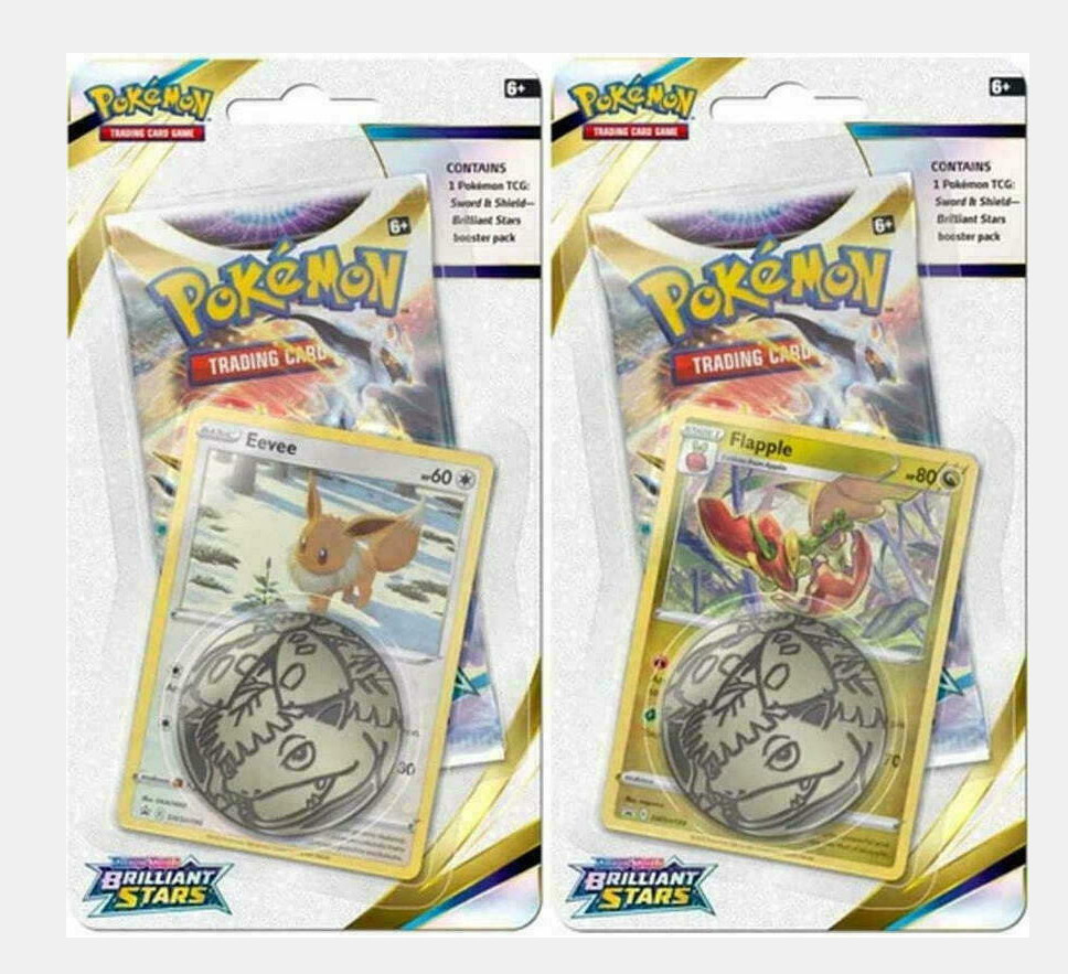 Pokémon TCG Brilliant Stars Checklane Blister Eevee