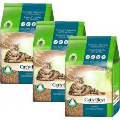 Cat’s Best Sensitive 3 x 20 l – Zboží Dáma