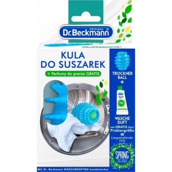 Dr. Beckmann Míček do sušičky + Dr. Beckmann vůně do sušičky Jarní Svěžest 50 ml