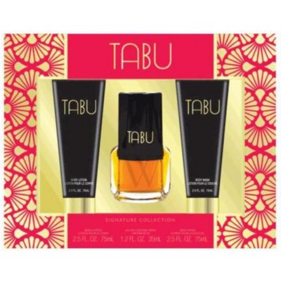 Tabu EDC 35 ml + tělové mléko 75 ml + sprchový gel 75 ml dárková sada – Zbozi.Blesk.cz