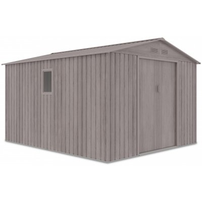 Focus Garden Zahradní domek na nářadí HUDSON 9x10 Light Grey – Sleviste.cz
