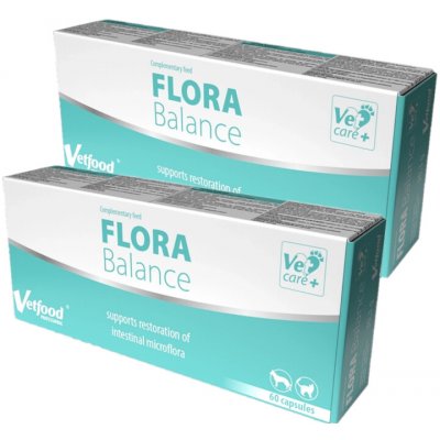 Vetfood FLORA Balance 2 x 60 kapslí – Hledejceny.cz