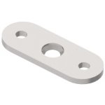 Hahn Steel Montážní destička pro madlo pr. 40 mm, broušená – Zbozi.Blesk.cz