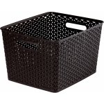 CURVER RATTAN MY STYLE L 35 x 30 x 22 cm tmavě hnědý 03612-210 – Zbozi.Blesk.cz