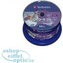 Verbatim DVD+R 8,5GB 8x, Double Layer, AZO, printable, spindle, 50ks (43703)