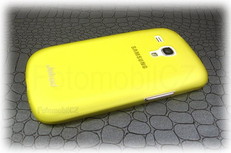 Pouzdro JEKOD PP ultratenké 0,3 mm Samsung i8190 Galaxy S3 mini žluté