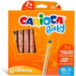 Carioca Wooden Pastelky 3v1 10ks+ořezávátko – Sleviste.cz